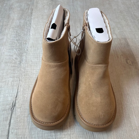 Women’s May Suede Booties-Universal Thread Tan - Picture 1 of 7